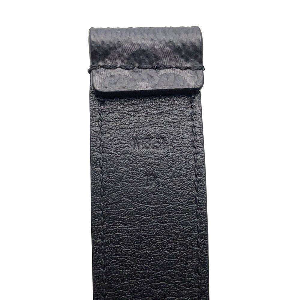  Louis Vuitton браслет монограмма Eclipse северный однопёрый терпуг n высокий m размер 19 M8151E чёрный [ безопасность гарантия ]