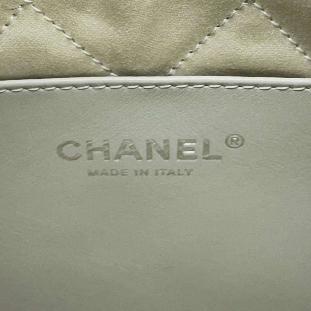 シャネル ハンドバッグ CHANEL 22 ミニ ココマーク シャイニーカーフレザー AS3980 2wayショルダー_画像9