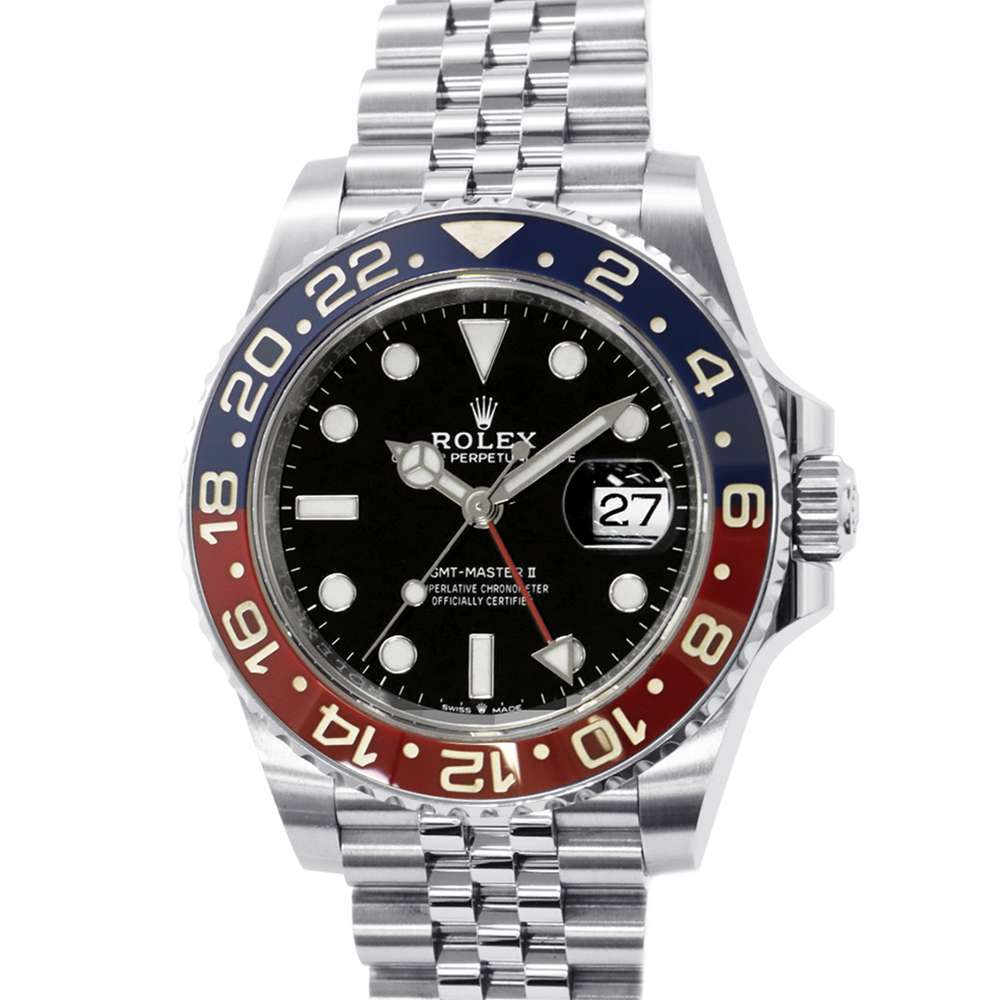 ロレックス GMTマスター2 126710BLRO ROLEX 腕時計 黒文字盤 【安心保証】_画像1