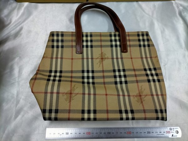 BURBERRY バーバリー トートバッグ ハンドバッグ レディース 　汚れあり　【ME56】_画像1