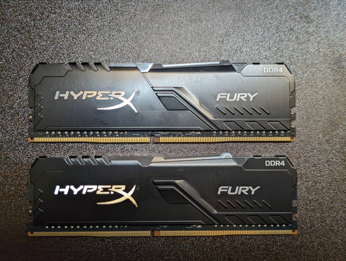 Kingston RGBライティング HyperX Fury DDR4 3733Mhzメモリ 16GB Kingston RGBライティング HyperX Fury DDR4 3733Mhzメモリ 16GB