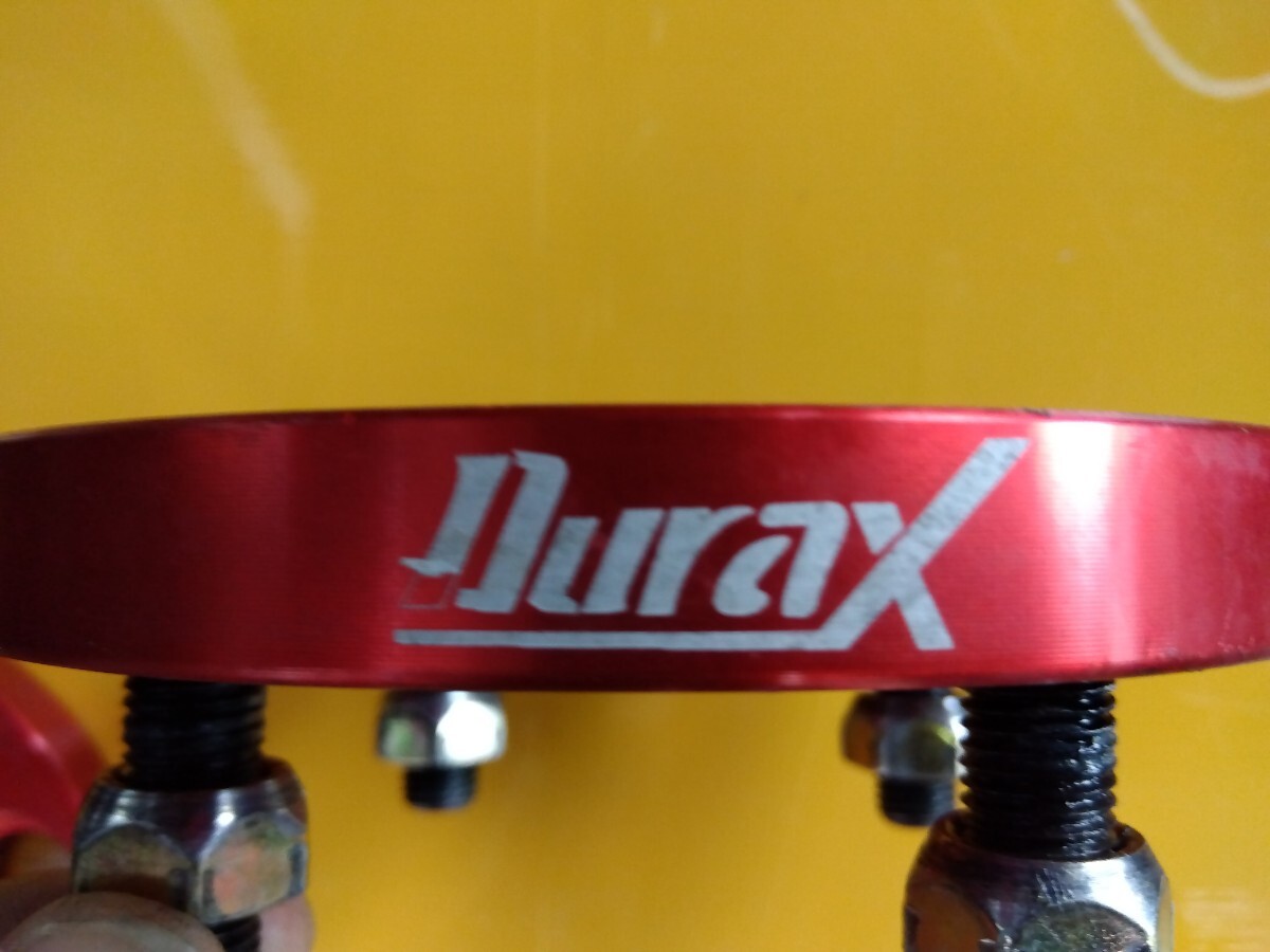 【中古】ワイドトレッドスペーサー Durax PCD100 4H P1.5 15mm 2枚 の画像2