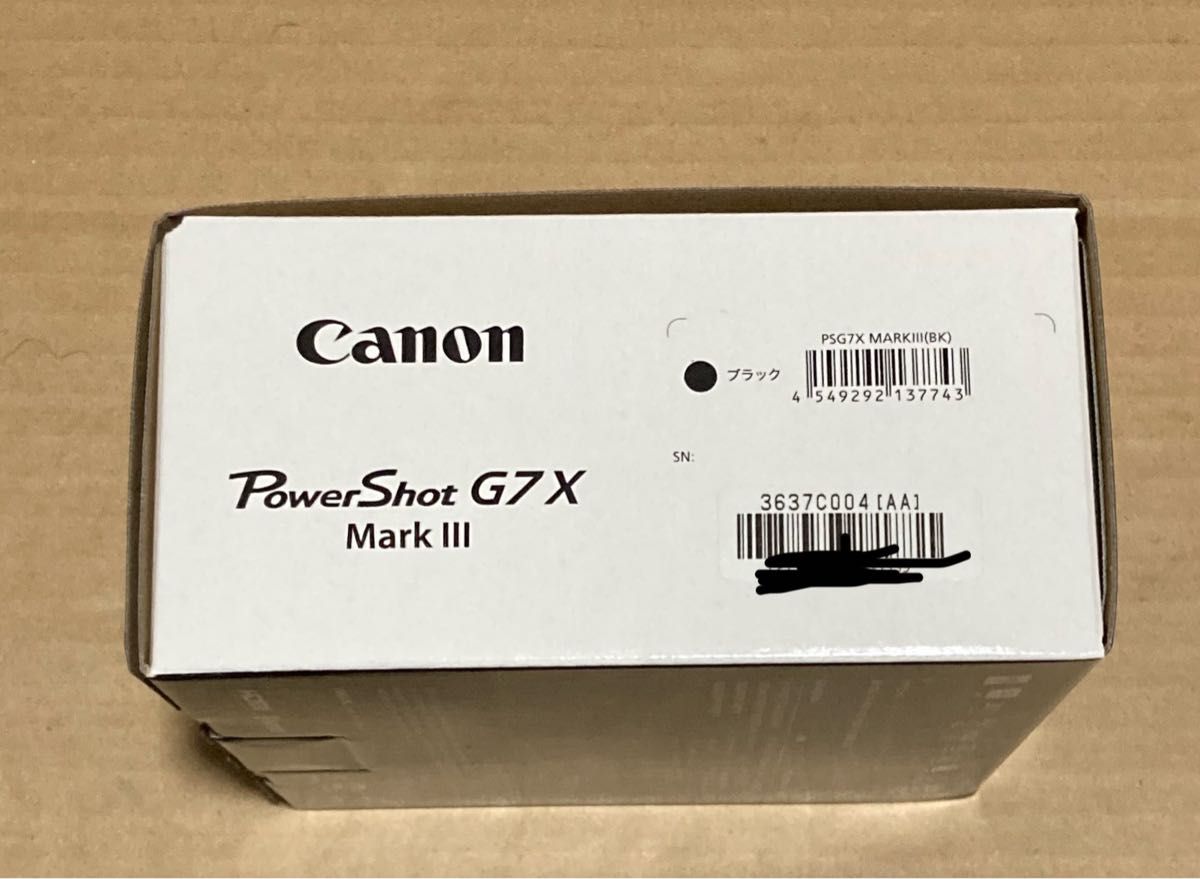 キャノン　パワーショット　ブラック　Canon PowerShot G7 X Mark III  新品未開封
