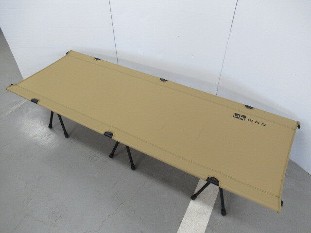 WAQ 2WAY フォールディングコット タン キャンプ 寝袋/寝具 034822009