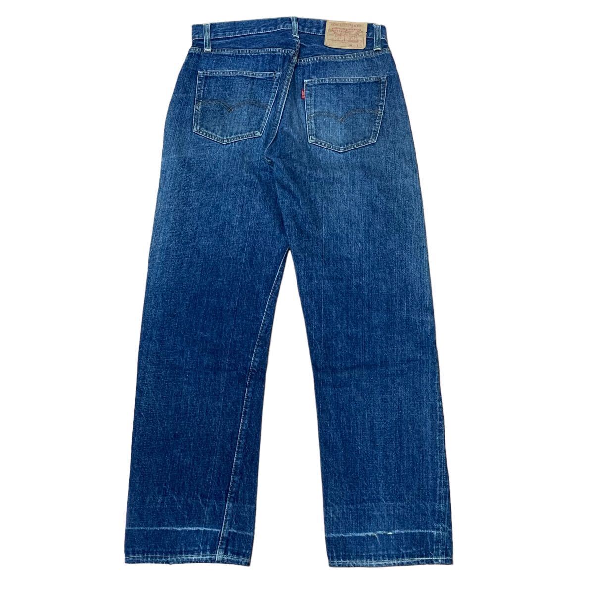 1960s1970s Levi's 501 BIGE 刻印6 紙パッチ 両面タブ濃紺 ヒゲ ハチノス 赤耳 1960年代1970年代 60s70s 501XX 66前期 66後期 _画像2