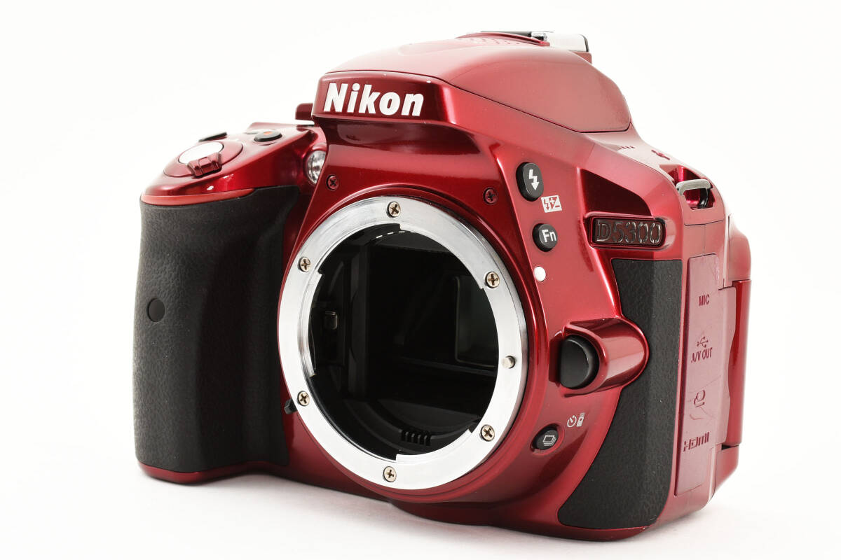 【難アリ】ニコン Nikon D5300 ボディ レッド_画像2