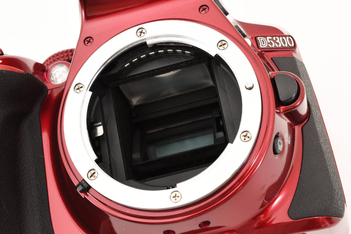 【難アリ】ニコン Nikon D5300 ボディ レッドの画像4
