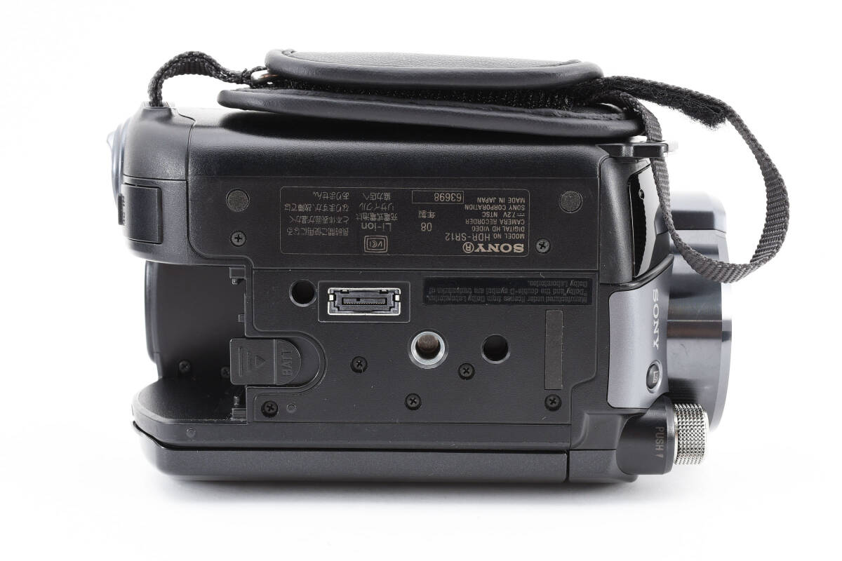 【良品】ソニー SONY HDR-SR12 ハンディカム デジタルビデオカメラ_画像10