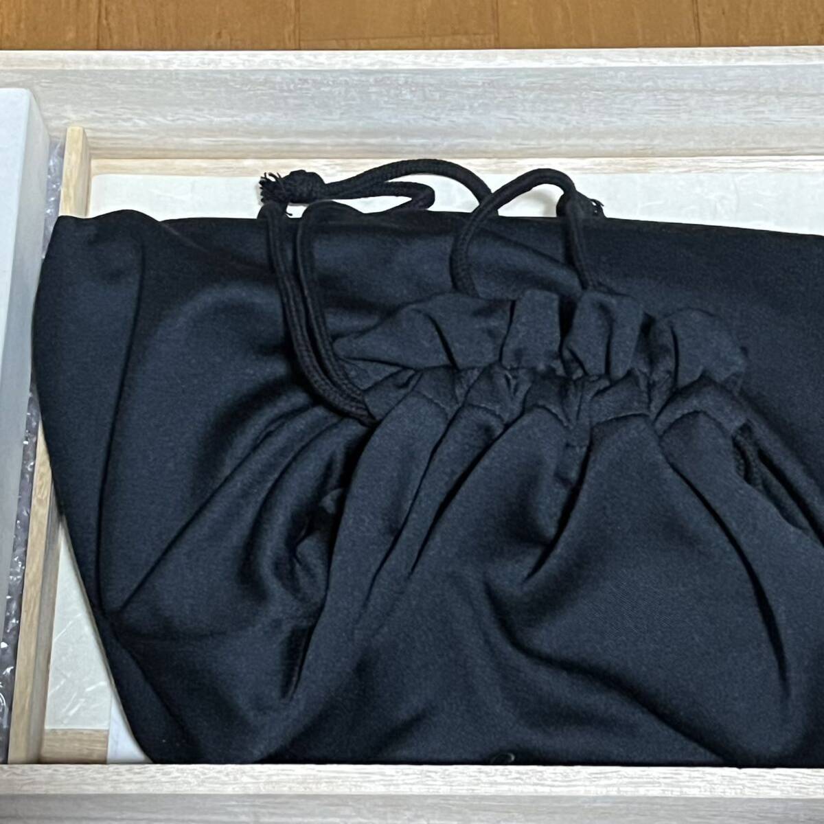 黒珊瑚 高級 ハンドバッグ 和装 手作り工芸品　和装バッグ 黒サンゴ 木箱_画像7