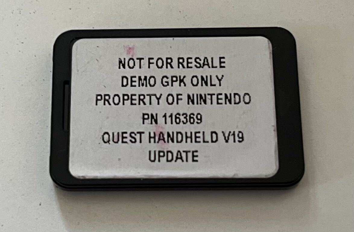 任天堂 スイッチ カートリッジ (HANDHELD V19 116369) デモ 非売品 開発 入手困難品 Nintendo Switch Kiosk Demo Developmentの画像1