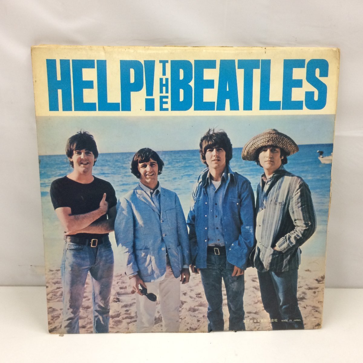 f300*80 【やや傷汚れ有】 The Beatles(ビートルズ)「Help!(4人はアイドル)」LP（12インチ）/Odeon(OP-7387)/ロック_画像1