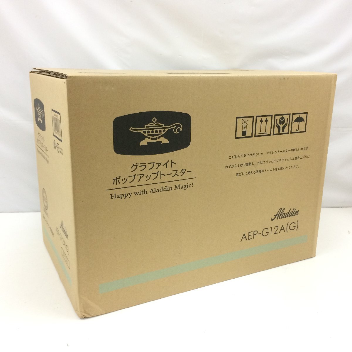 f150*120 【未使用品】 Aladdin アラジン グラファイト ポップアップトースター AEP-G12A (G) 2021年製_画像1