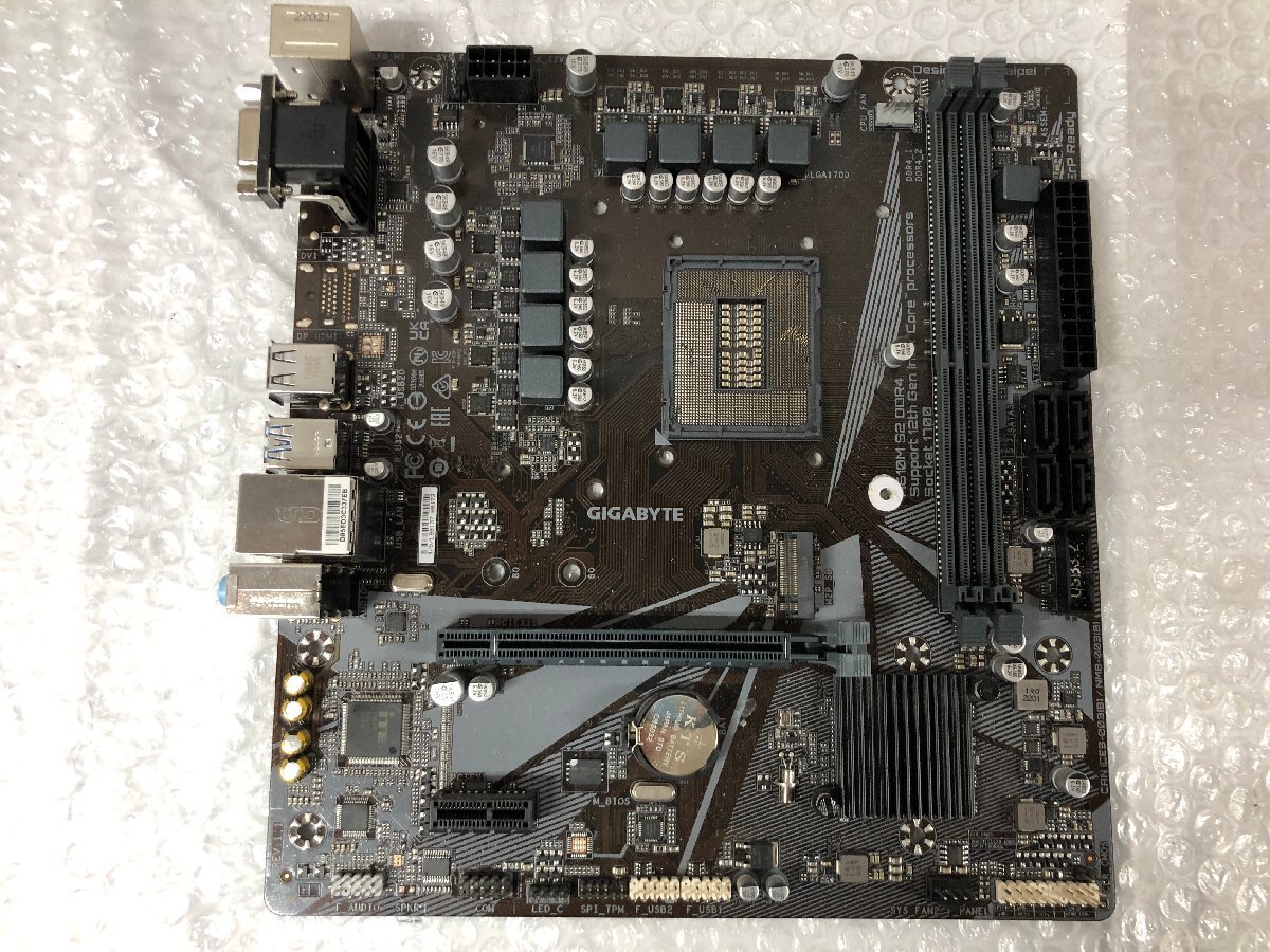 k155*80 [ present condition goods ] operation not yet inspection goods GIGA BITE H610M S2 DDR4 motherboard LGA1700 correspondence Junk part removing 