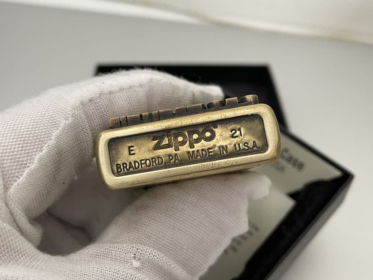 1円 ZIPPO ライター マルボロ Marlboroジッポ Zippoオイルライター真鍮製 中古品 喫煙グッズ ジッポー 火花確認済R67577_画像7