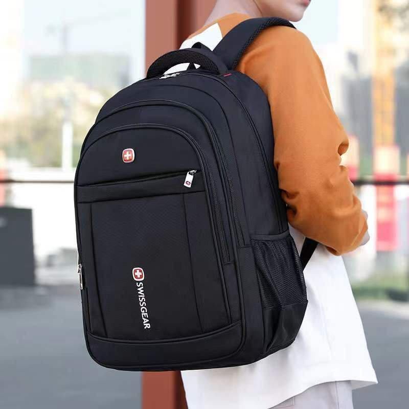 １円◆新品 高品質 SwissGear リュックサック メンズ バッグ 多機能 鞄 男女兼用 大容量 防水性 学生鞄 通気性 カバン 通学 ブラックの画像4