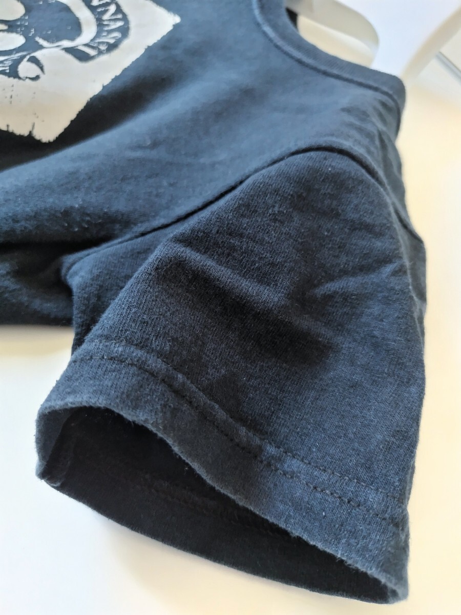 ANA SUI レディースXS アナスイ スカルプリント 半袖 チビ Tシャツ ブラック 正規品 送料無料アメリカ製_画像6