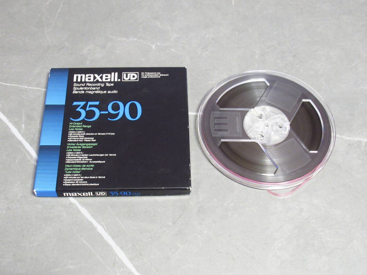 マクセル/maxell/35-90/UD/サウンドレコーディング テープ/オープンリールテープ/Hi-Output/Extended Range/Low-Noise/550m/96分/その2の画像1