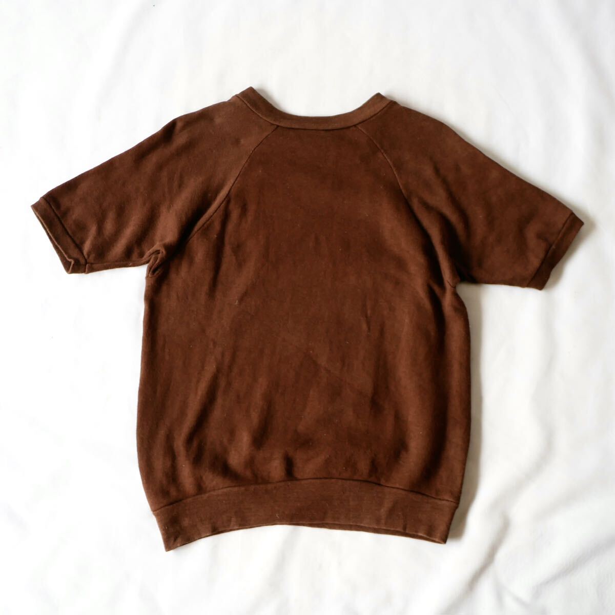 60s 70s vintage healthknit 半袖スウェット こげ茶 ブラウン 60s 70s vintage healthknit 半袖スウェット こげ茶 ブラウン