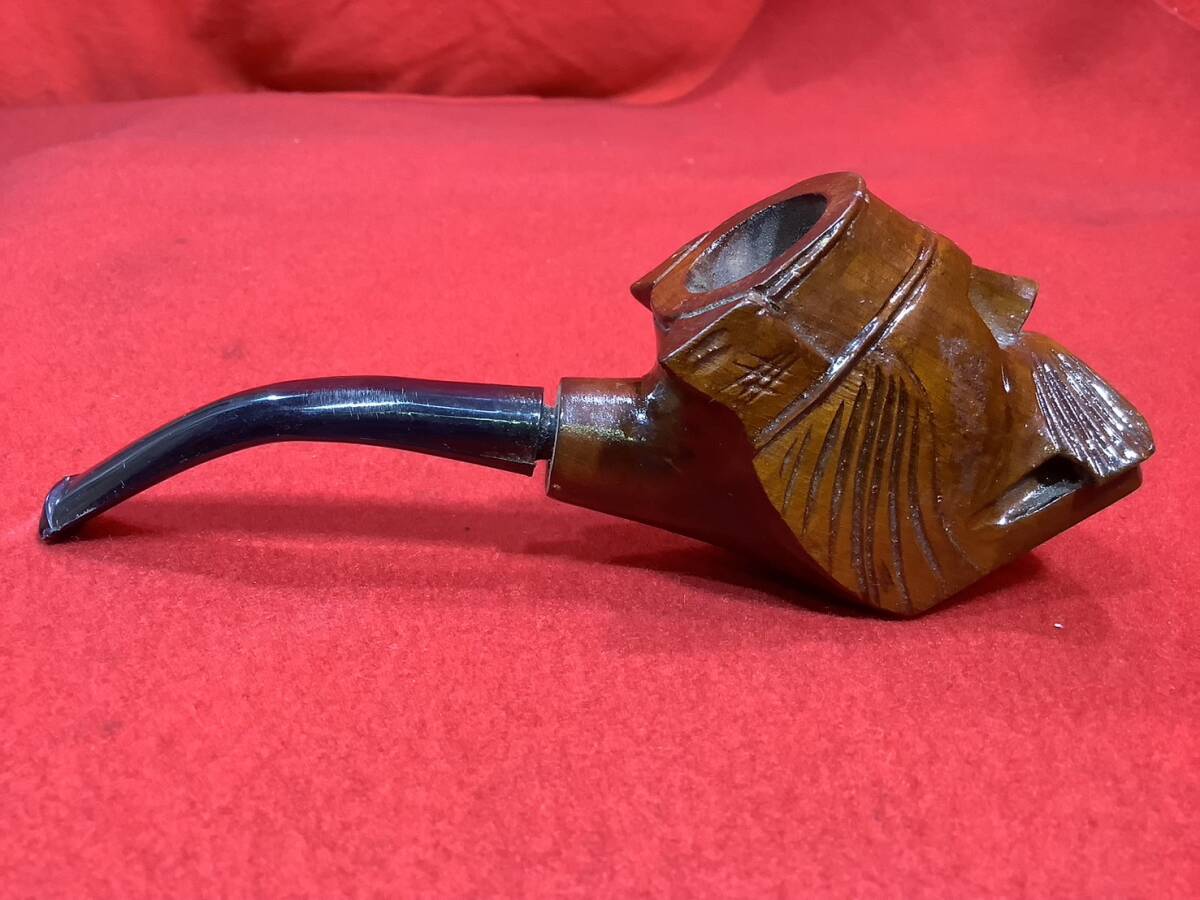 ◆パイプ２本　BC pipe Butz Choquin ブッショカン パイプ 喫煙具 bcパイプ cocarde　木製パイプ　キセル 彫刻 たばこ 伝統工芸 工芸品_画像9