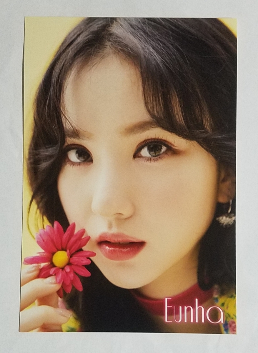 GFRIEND ウナ FLOWER ポストカード 即決 ヨジャチング ヨチン Eunha ウンハ リリイベ スタンプ会 特典 トレカ_画像1