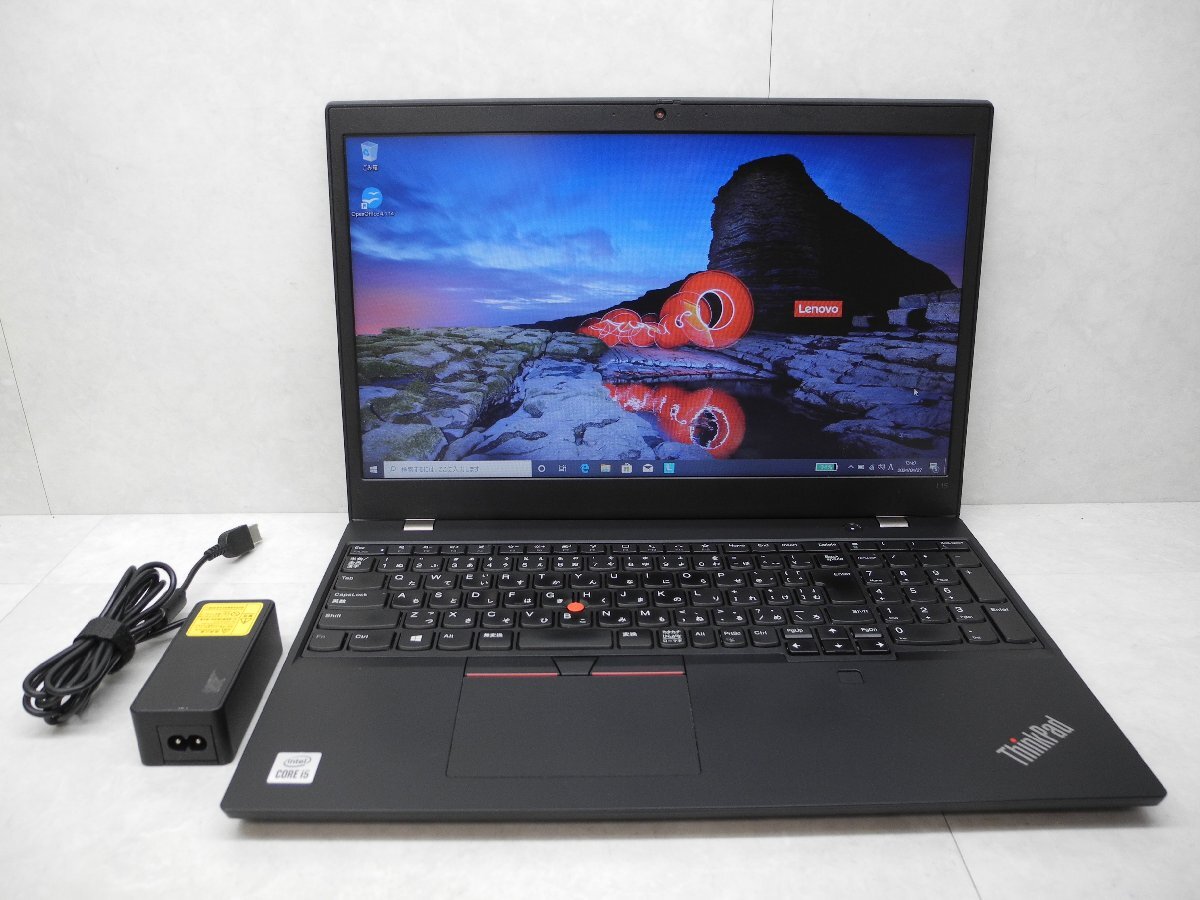 *1 jpy * no. 10 generation *Thinkpad*L15GEN1 20U4-S0CS00/Core i5 1.60GHz/8GB/500GB/ wireless /Bluetooth/ camera /Office/Windows 10 Pro DtoD territory *