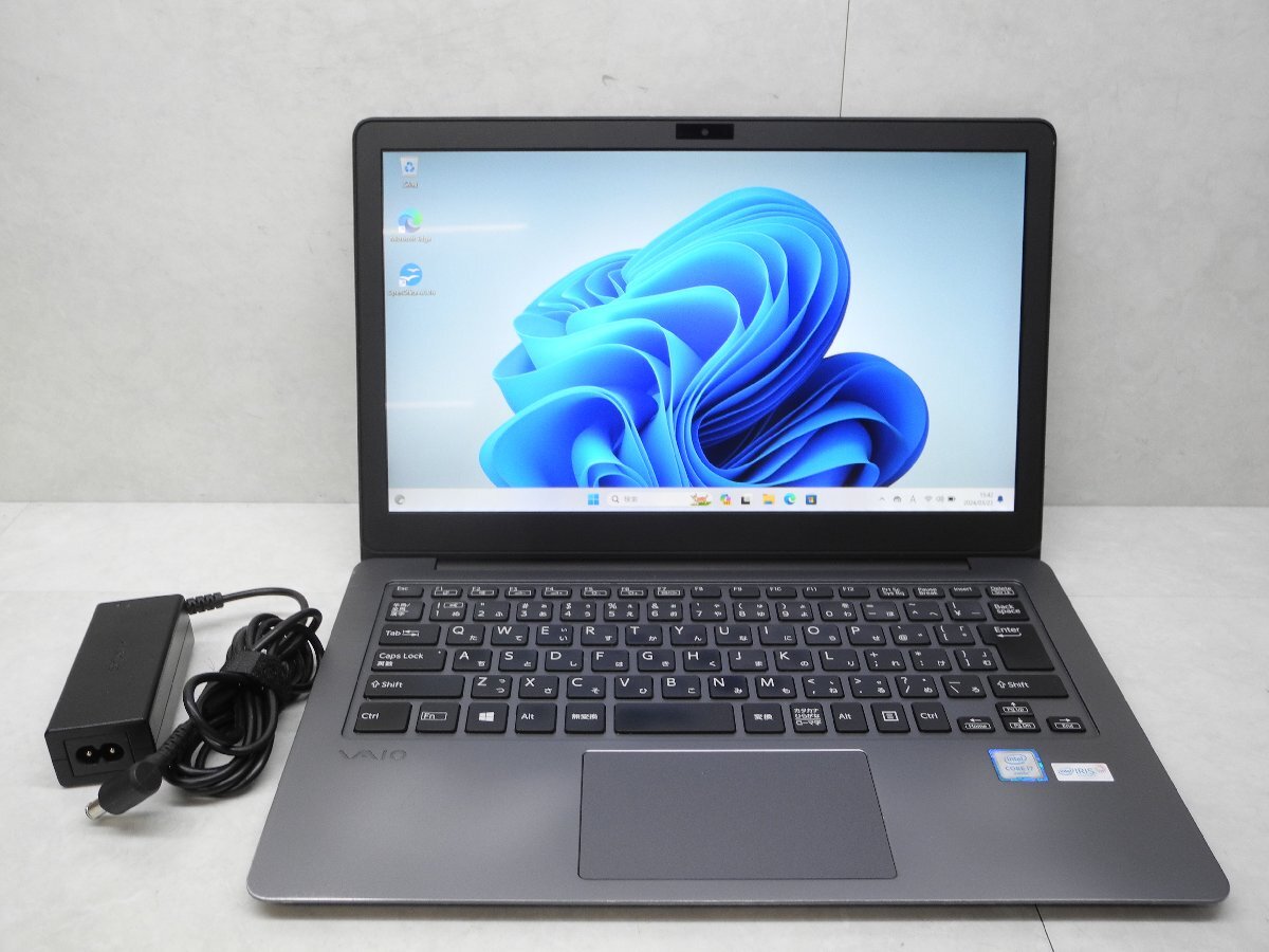 ☆1円スタート☆第6世代☆高解像度1920x1080☆VAIO VJZ131A11N☆Core i7 3.30GHz/8GB/SSD256GB/無線/Bluetooth/カメラ/Office/Win11☆_画像1