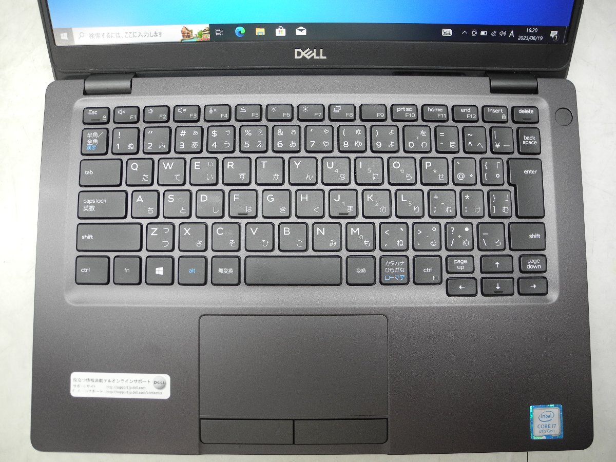 ☆1円スタート☆第8世代☆高解像度☆DELL☆LATITUDE5300☆Core i7 1.90GHz/16GB/SSD512GB/無線/Bluetooth/カメラ/Office/Win10 DtoD領域☆_画像2