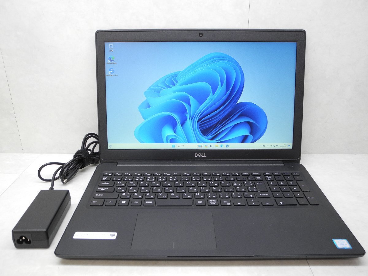 ☆1円スタート☆第8世代☆高解像度1920x1080☆DELL☆Latitude3500☆Core i5 1.60GHz/8GB/SSD256GB/無線/Bluetooth/カメラ/Office/Win11☆_画像1