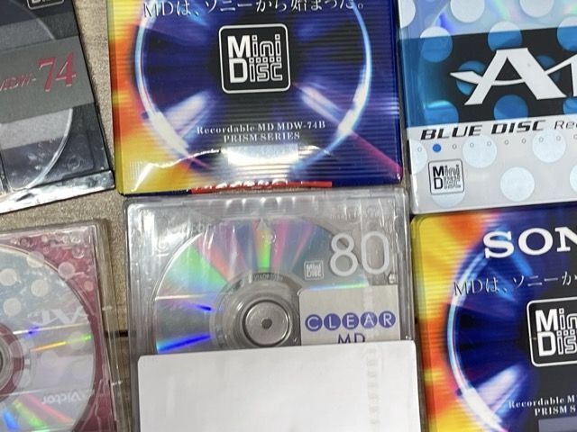  новый товар содержит MD диск много 190 листов и больше комплект [ б/у ] Victor Sony Axia mak cell TDK и т.п. носитель записи новый товар 31 листов совместно /57538