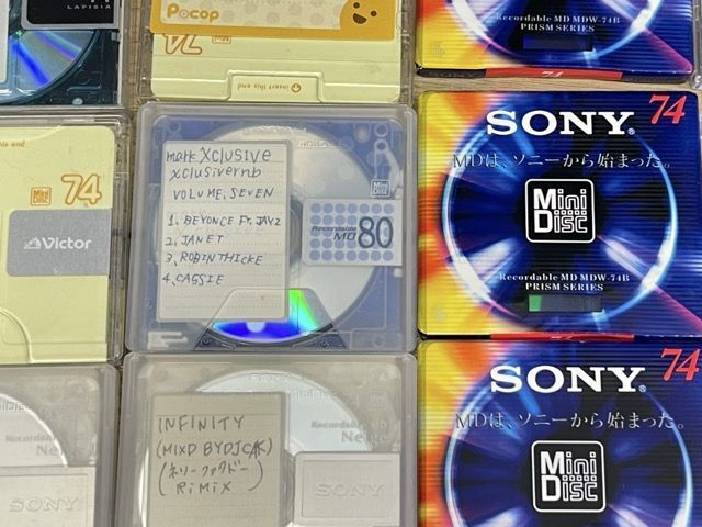  новый товар содержит MD диск много 190 листов и больше комплект [ б/у ] Victor Sony Axia mak cell TDK и т.п. носитель записи новый товар 31 листов совместно /57538