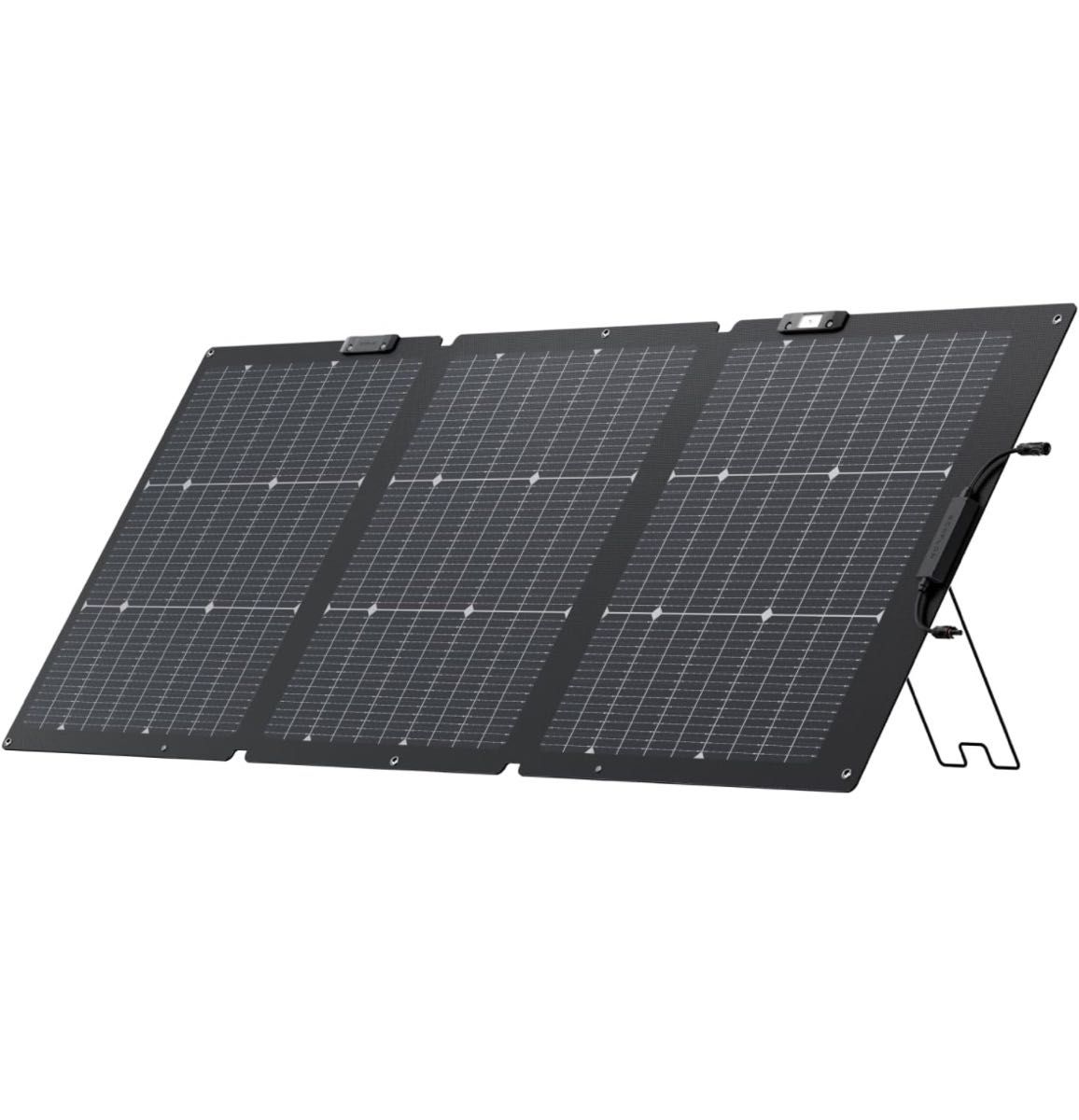 ECOFLOW ソーラーパネルGen2 160W 高出力 両面受光型 ソーラーチャージャー  高変換効率25%