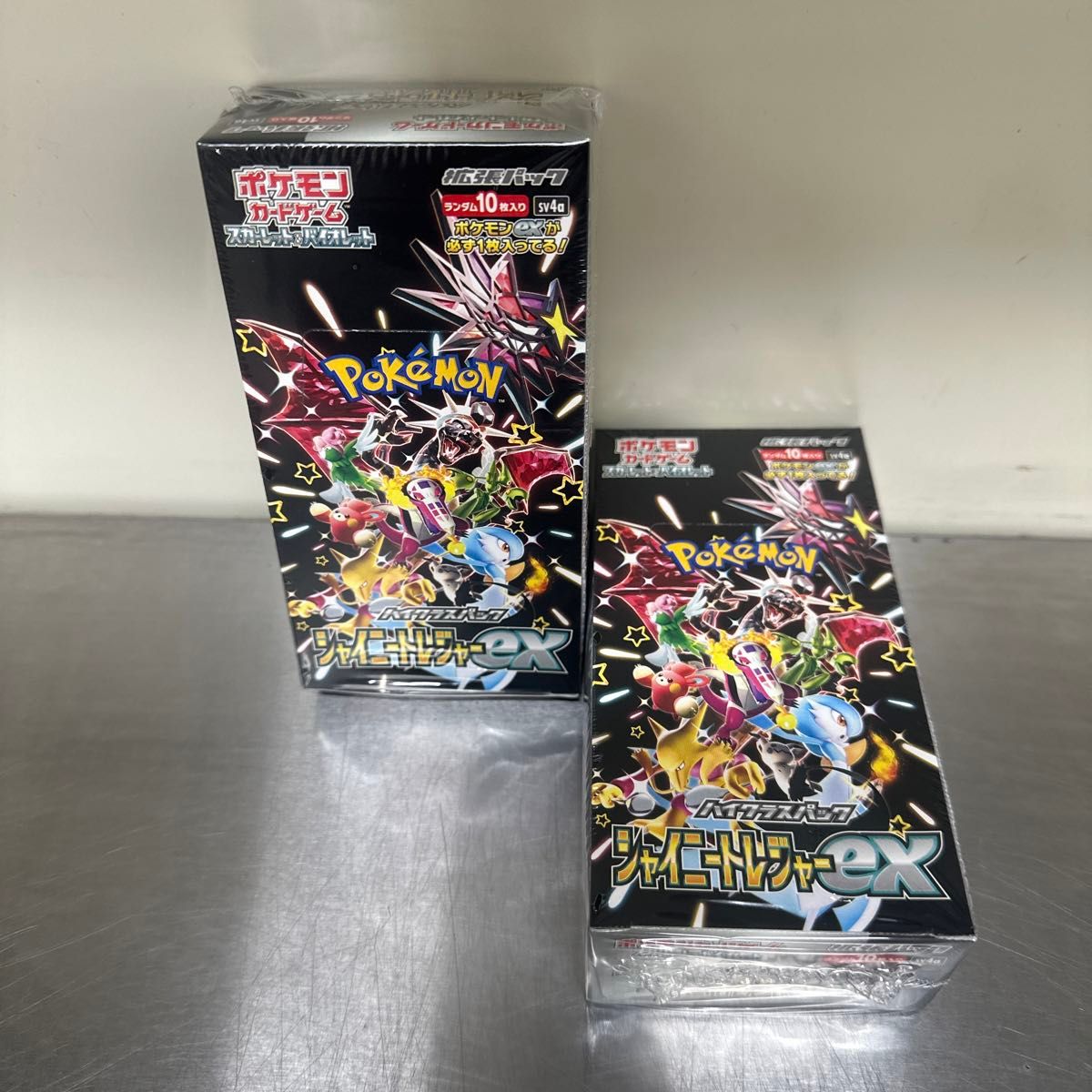 シャイニートレジャーex 2BOX シュリンク付き ポケモンカードゲーム ハイクラスパック スカーレット&バイオレット2箱セット