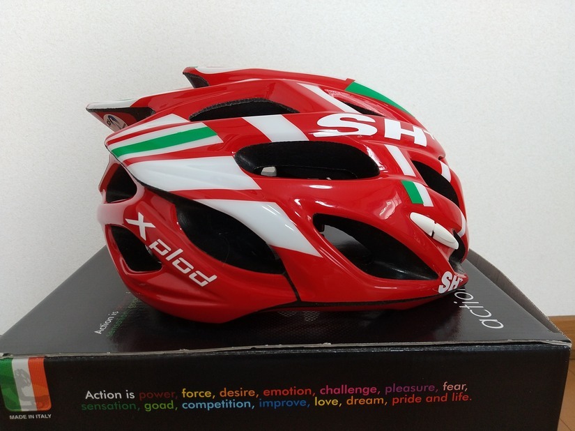 SH+ ロードヘルメット 自転車ヘルメット サイクリング オンロード ヒルクライム スプリント レース ツーリング 超美品 サイズ55～60㎝の画像4