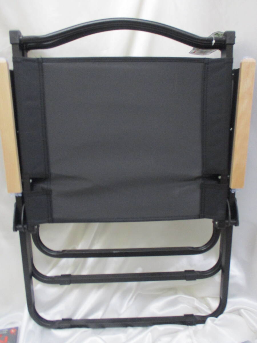 59A: 送料無料 アウトドア チェア キャンプ 椅子 カーミットチェア 折りたたみ ブラック_画像7