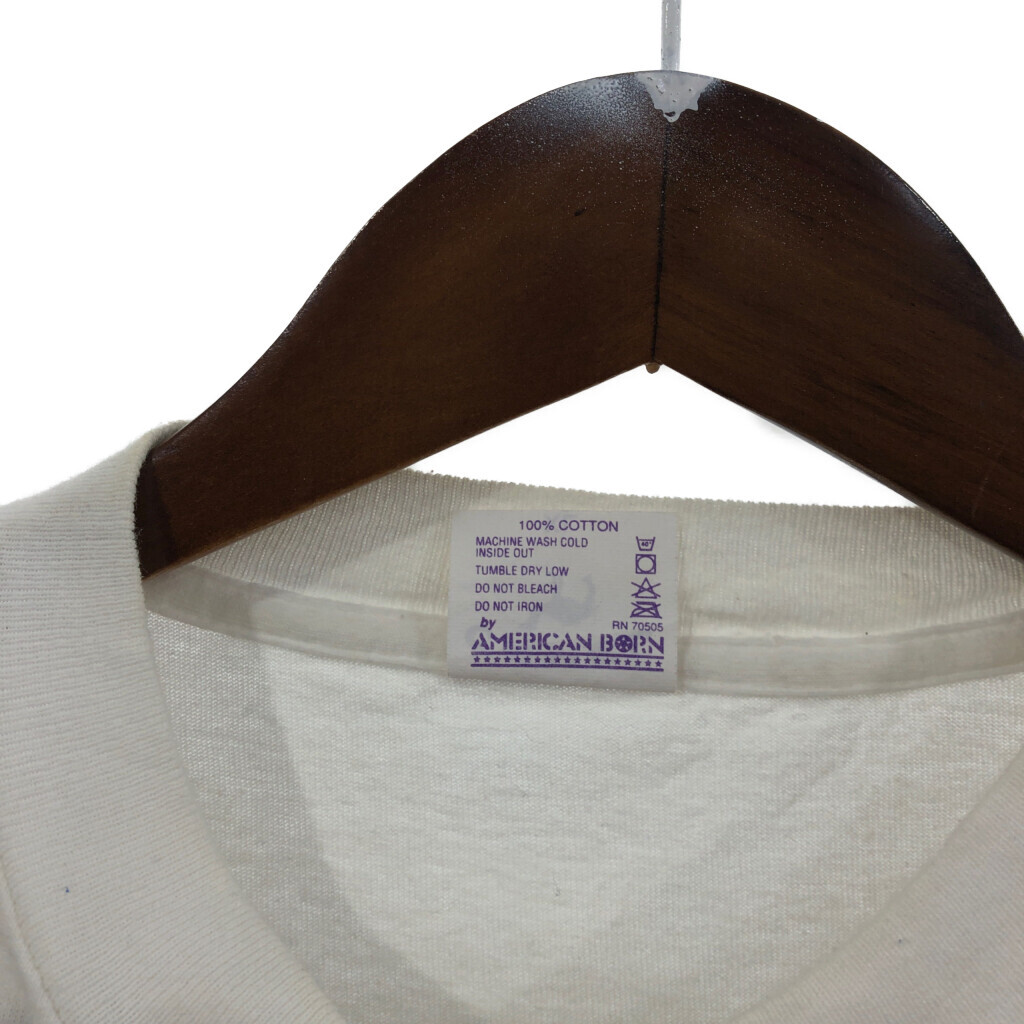 90年代 CAMEL キャメル ポケット 半袖Ｔシャツ ホワイト (メンズ XL) 中古 古着 Q6012_画像8
