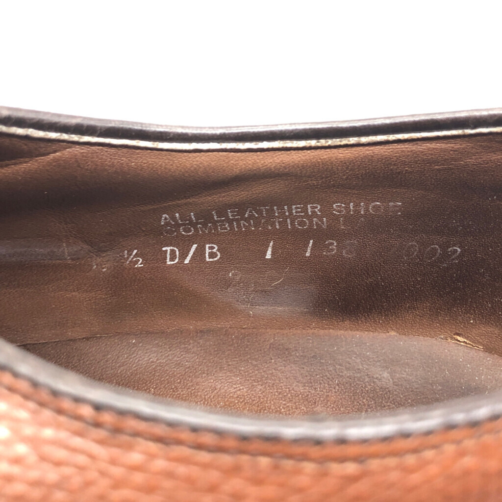 70 годы USA производства Hanover - no- балка простой tu кожа обувь Brown ( мужской 27.5cm соответствует ) б/у б/у одежда KA0848