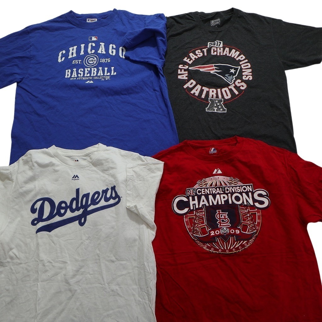 古着卸 まとめ売り プロチーム 半袖Tシャツ 16枚セット (メンズ L ) MLB NBA NFL MS9417_画像2