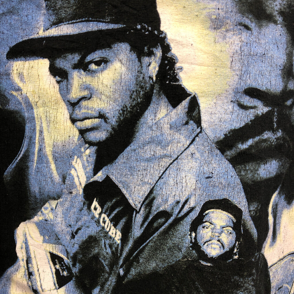 ICE CUBE アイス・キューブ 半袖Ｔシャツ ラップT ブラック (メンズ XL) 中古 古着 Q6497_画像5