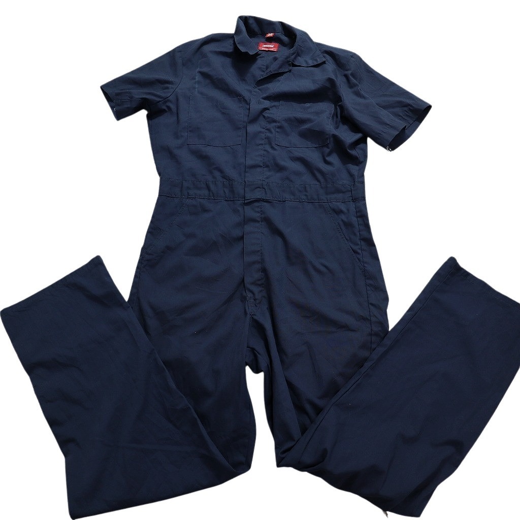  old clothes . set sale all-in-one 3 pieces set ( men's 42 /38 ) Dickies 42ta long coveralls work MS9033 1 jpy start 