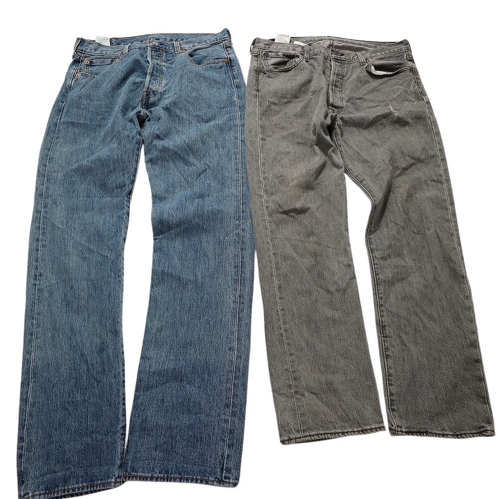  old clothes . set sale Levi's 501 Denim pants 8 pieces set ( men's 34 ) indigo blue strut MS9011 1 jpy start 