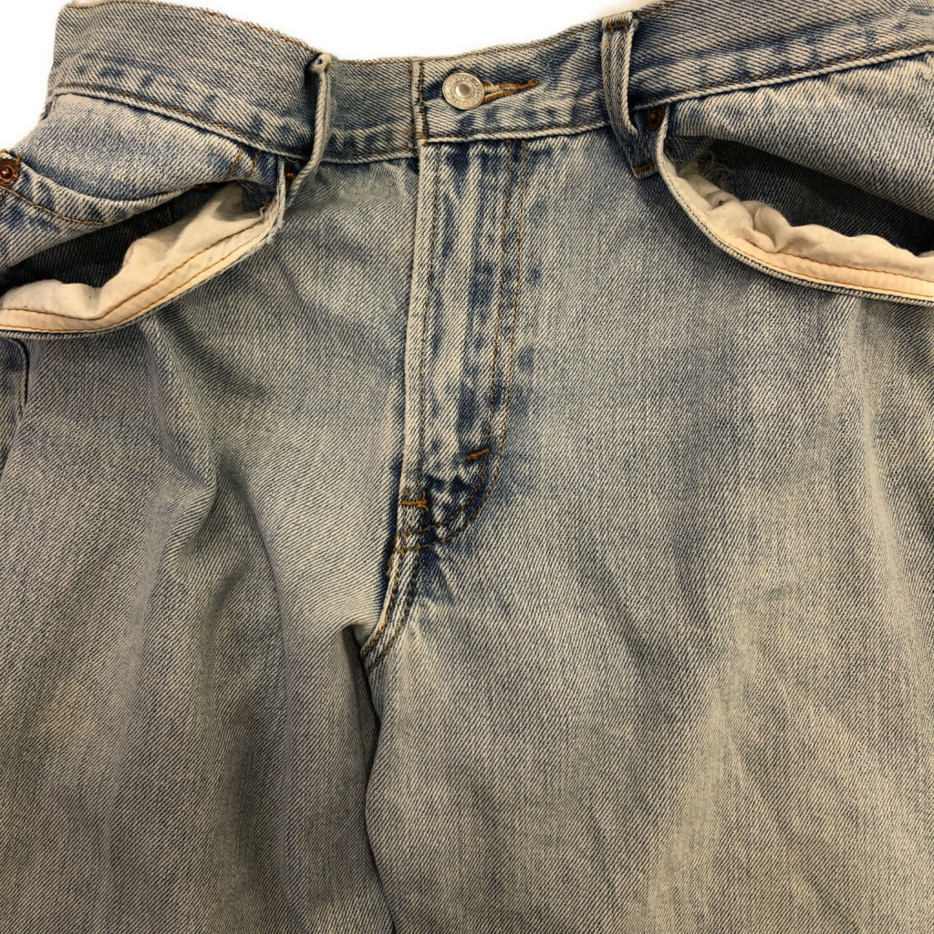 Levi's リーバイス 550 デニムパンツ アメカジ ライトブルー (メンズ W32 L29) 中古 古着 Q6939_画像4