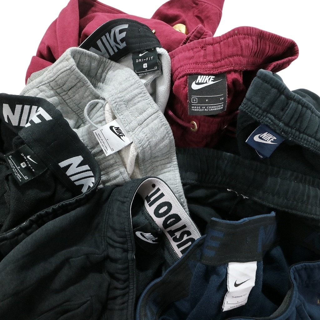  б/у одежда . продажа комплектом Nike тренировочный брюки 8 шт. комплект ( мужской S ) цвет MIX Logo принт one отметка MS7507 1 иен старт 