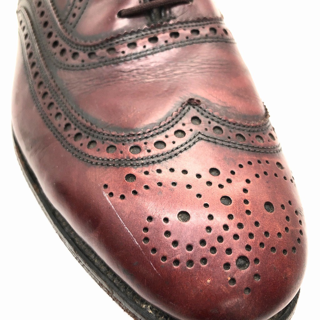 80年代 USA製 Allen Edmonds アレンエドモンズ ウィングチップ 80年代 USA製 Allen Edmonds アレンエドモンズ ウィングチップ