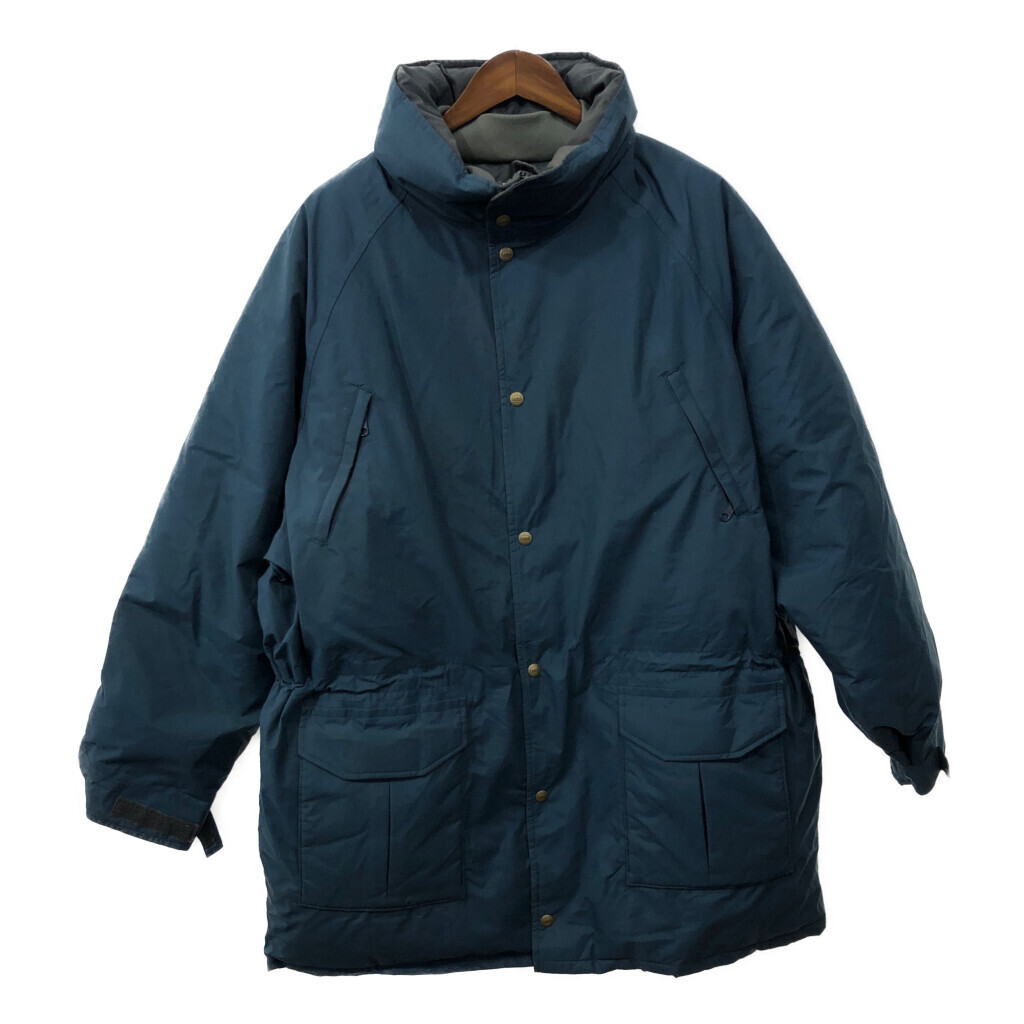 暮らしに便利なアイテム アウトドア ダウンジャケット メインワーデンズパーカー エルエルビーン L.L.Bean USA製 80年代 ブルー Q6787 古着 中古 Tall) XXL (メンズ 男性用