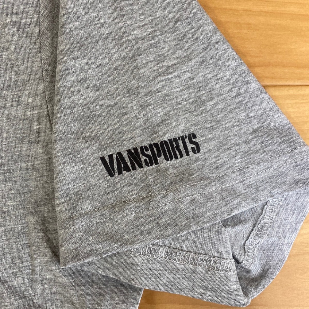 LL ヴァンスポーツ VANSPORTS新品 半袖Tシャツ トップス カットソー 灰ポケット クマ メンズ 紳士 アウトドア スポーツ ゴルフウェア golf _画像4