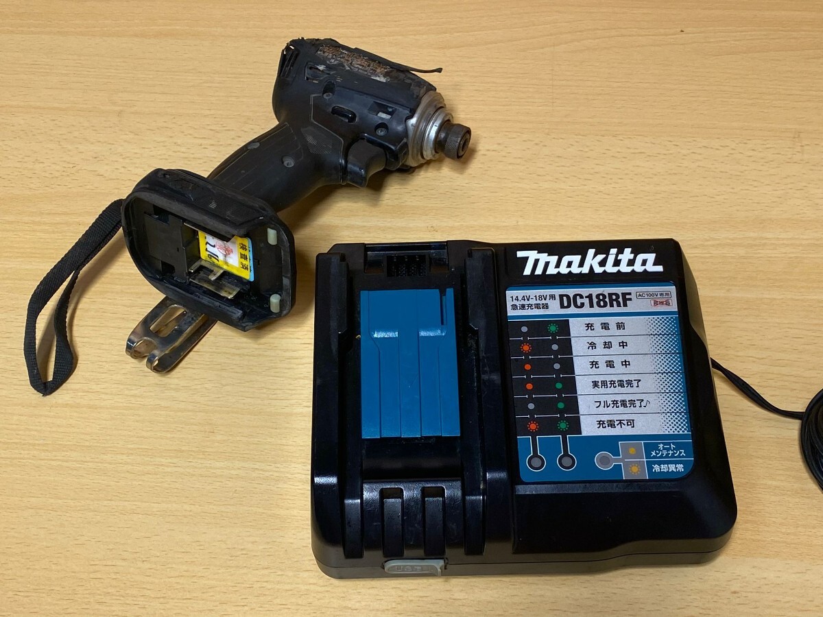 MAKITA／ マキタ 充電式インパクトドライバ TD172DRGX Bブラック 18V 6.0Ah 動作確認済み バッテリー  なし!(本体)｜売買されたオークション情報、Yahoo!オークション(旧ヤフオク!) の商品情報をアーカイブ公開 -  オークファン（aucfan.com）