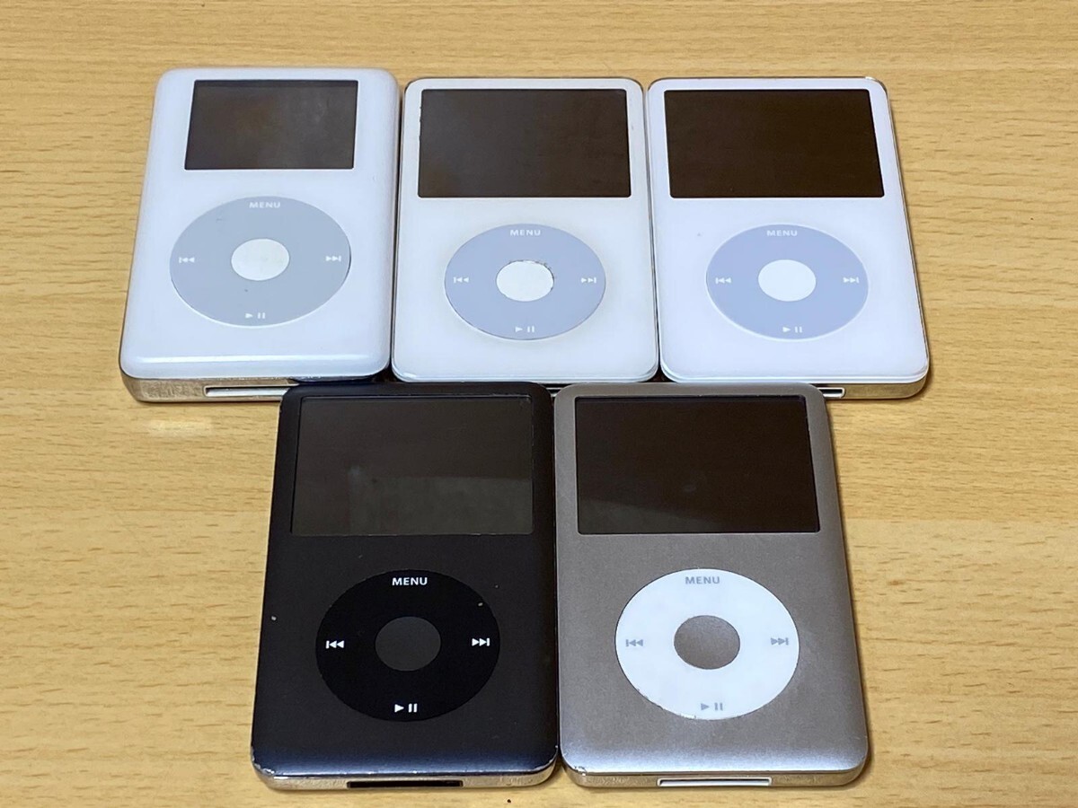 Apple／ アップル　iPod　160 gb、30. Gb 、　20. Gb　A1136　5点!_画像1
