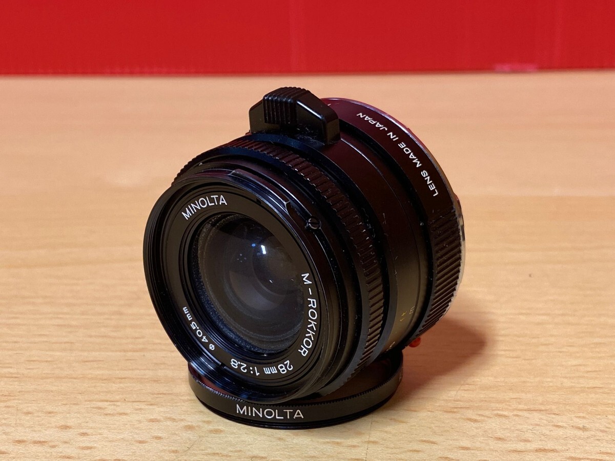 MINOLTA／ミノルタ　 M-ROKKOR　28mm　カメラレンズ　 1:2.8　 40.5mm 　日本製　動作品!_画像5