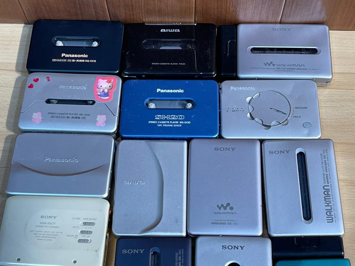 AIWA, Panasonic, SONY,SHARP, WALKMAN| Walkman cassette player used operation not yet verification 18 point 