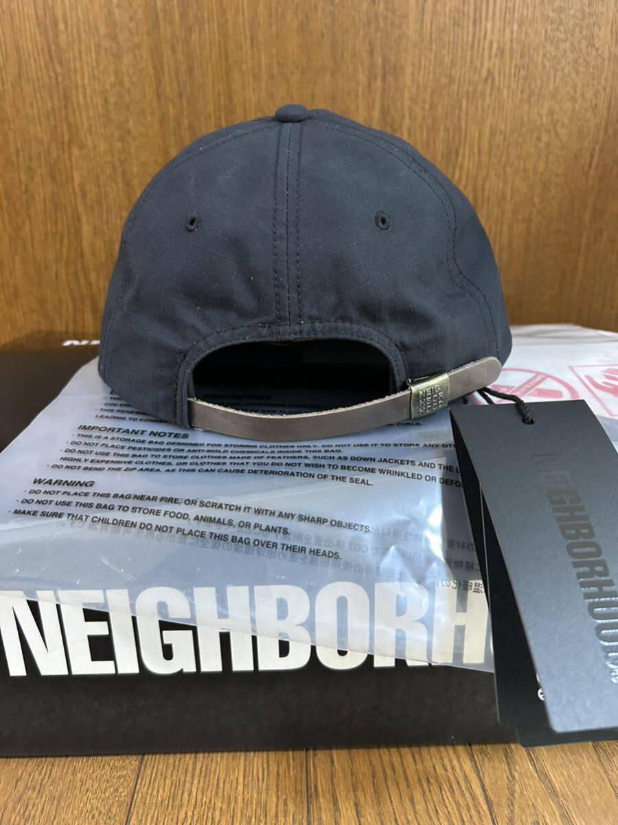 【美品】24SS MIL DAD CAP NEIGHBORHOOD 黒 BLACK ネイバーフッド 帽子 キャップの画像6